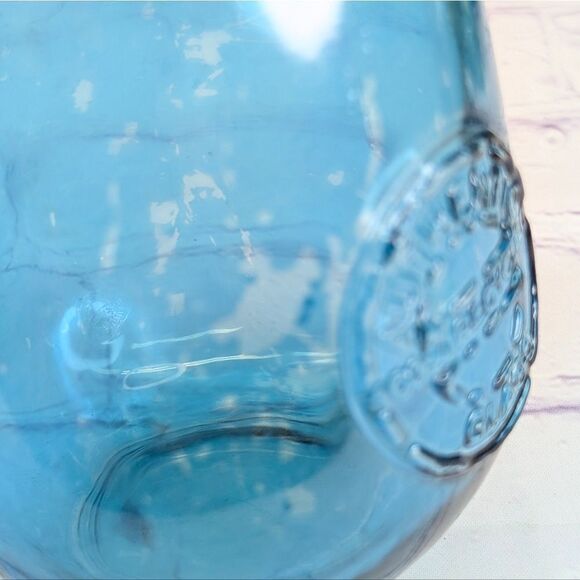 Authentic 100% Recycled Blue Glass (See My Other Teal Green Blue Glass) - Picture 6 of 9